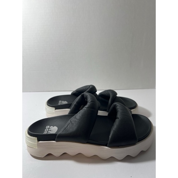 Sorel Black Slide Sandals - Picture 4 of 8